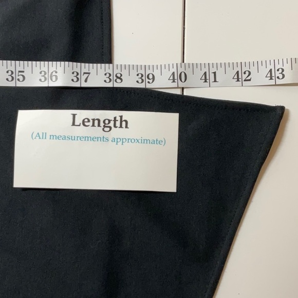 A New Day Sleeveless Faux Wrap Asymmetrical Tank Dress Cover Up Black XL - Picture 8 of 9